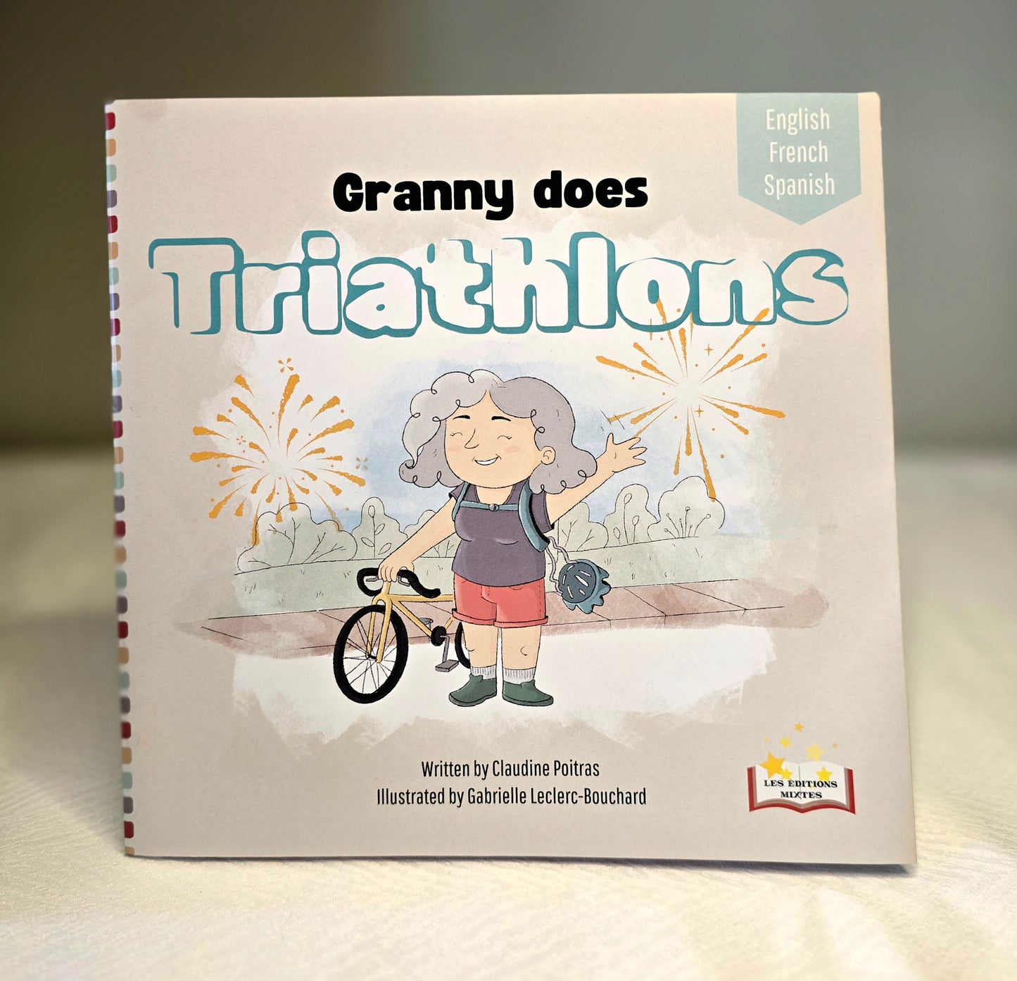 Mamie fait des triathlons